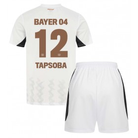 Bayer Leverkusen Edmond Tapsoba #12 Auswärtstrikot 2024-25 Kurzarm (+ kurze hosen)